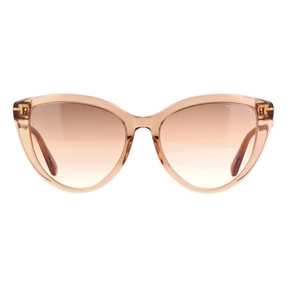 NEW TOM FORD FT0915/S 45G SUNGLASSES TF915 45G BROWN WOMEN CAT EYE EYEWEAR
